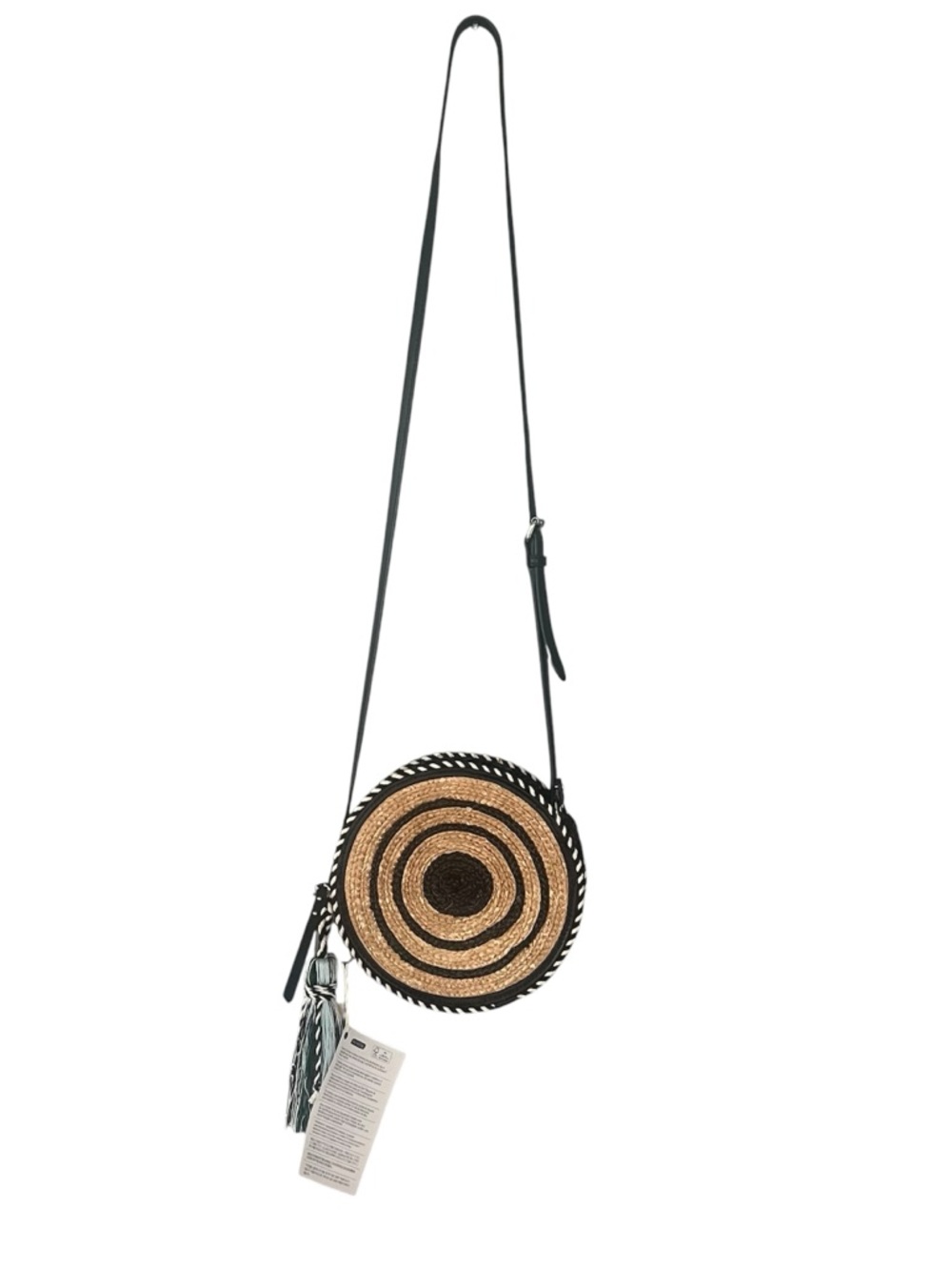 Rebecca Minkoff Round Straw Crossbody Bag